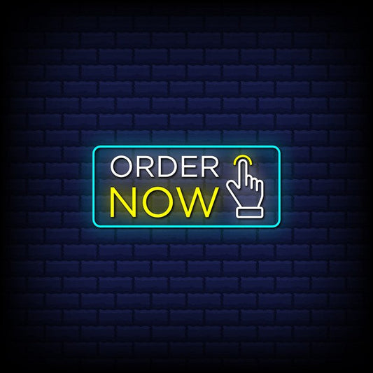 Order Now Neon Sign