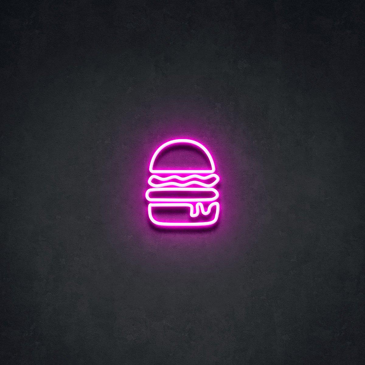 Burger' Neon Sign