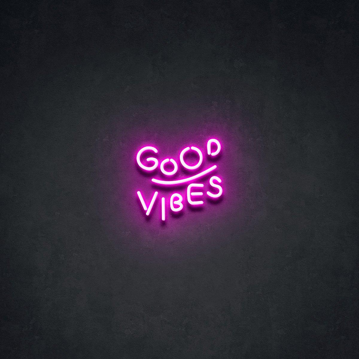 Good Vibes' v2 Neon Sign