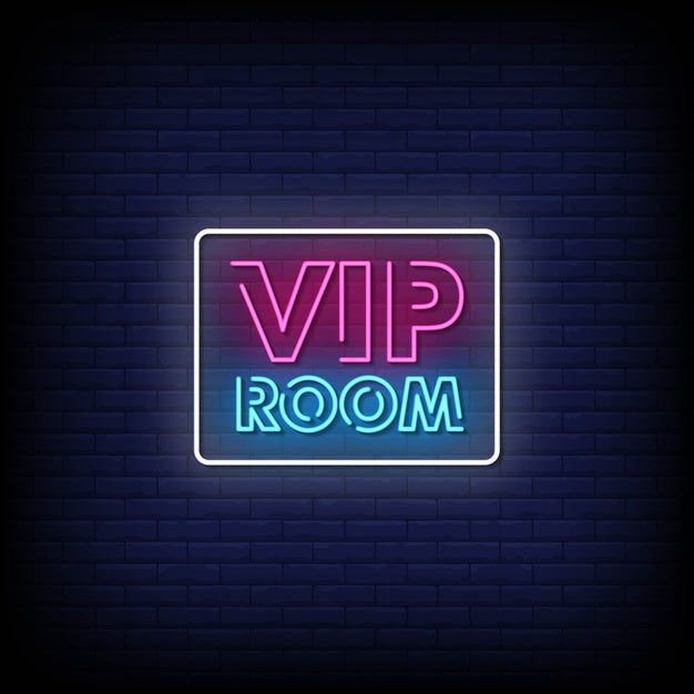 Vip Room Neon Sign